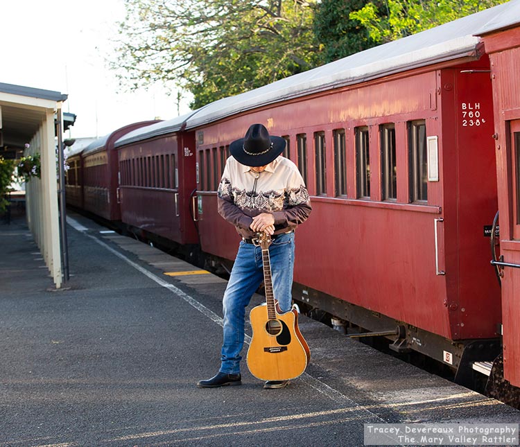 Graeme Jensen and the Mary Valley Rattler